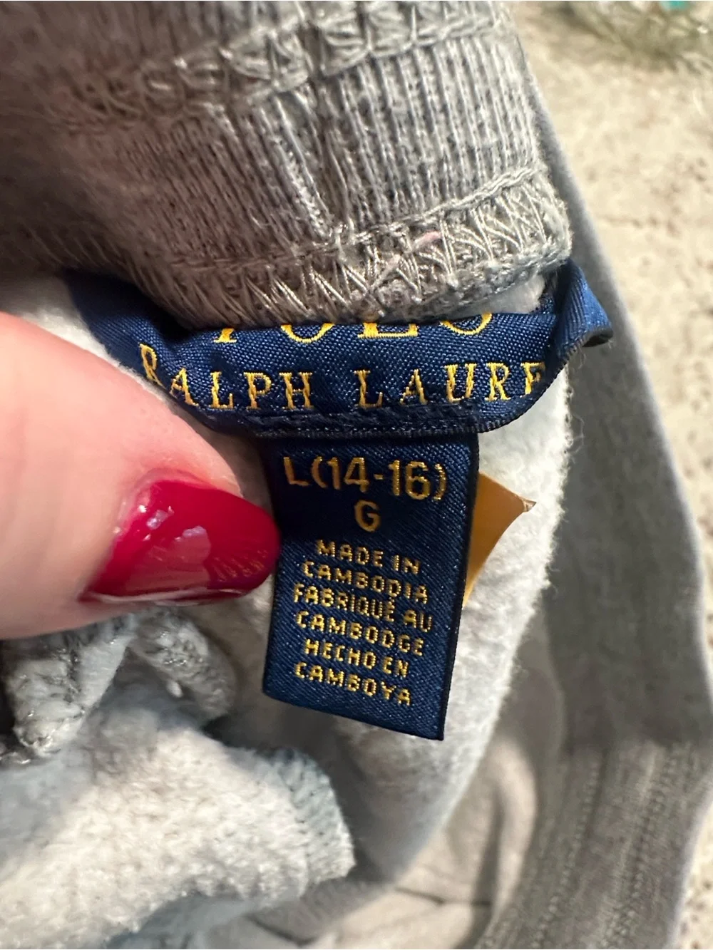 Ralph Lauren Gray Kids Sweatpants - Neutral Gray